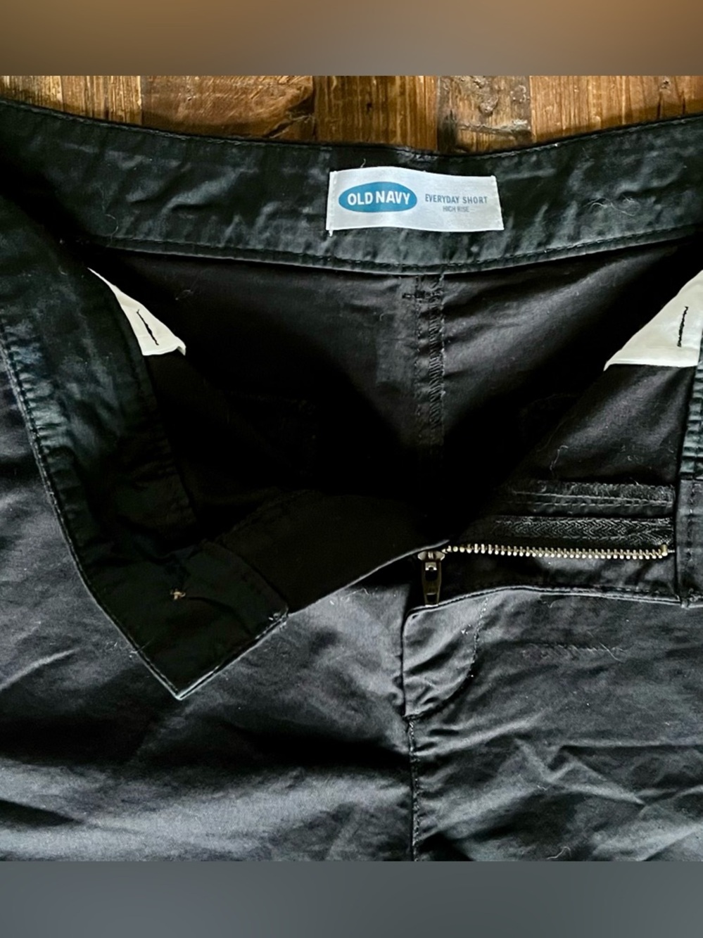 Old Navy Black Everyday High-Rise Shorts Sz 12 NWT - Picture 4 of 10
